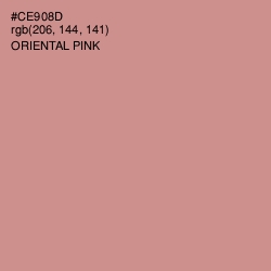 #CE908D - Oriental Pink Color Image